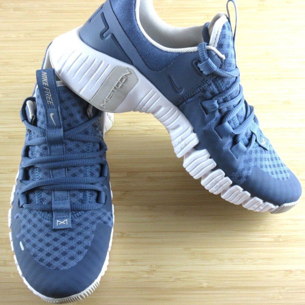 Women's Nike Free Metcon 5 Running Training Shoes Diffused Blue White Sizes NIB - Picture 4 of 7
